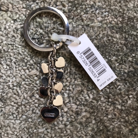❌SOLD❌ Coach Heart Key Charm Fob - Picture 2 of 3